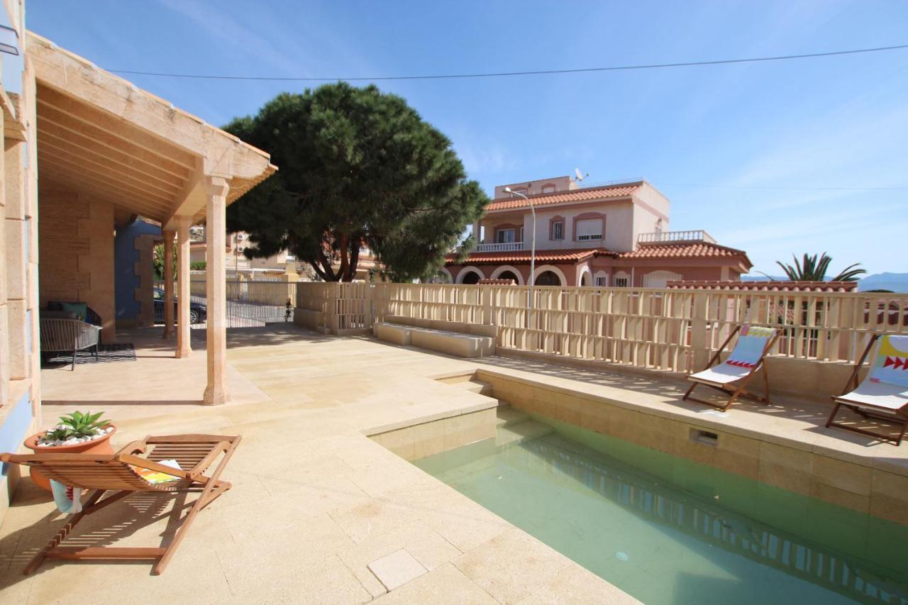 Chalet con piscina privada cerca del mar El Puerto de Mazarrón Esterno foto